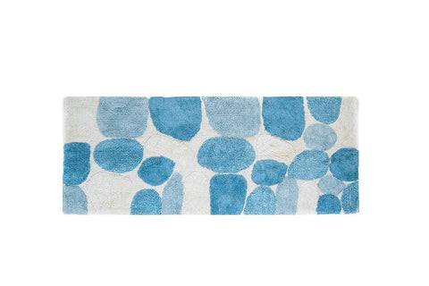 Chesapeake Merchandising Pebbles Cotton 24 in x 60 in Bath Runner, Spa