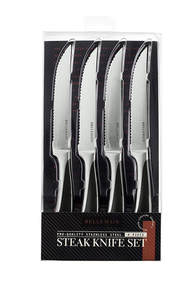 Bellemain Premium Steak Knife Set of 4 Stainless Steel