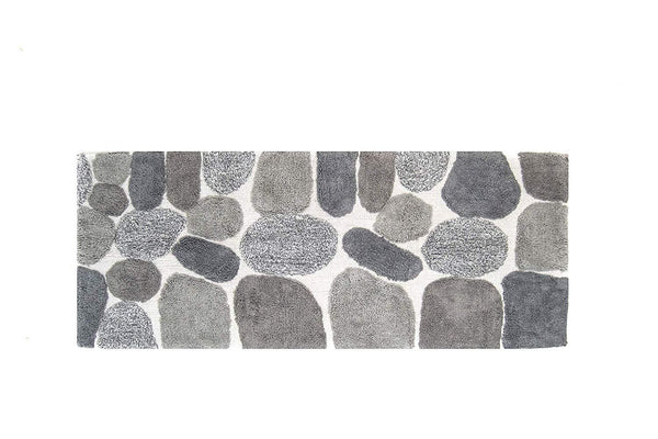 Chesapeake Merchandising Pebbles Cotton 24 in x 60 in Bath Runner, Spa