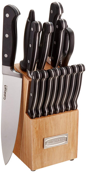 Cuisinart C77TR-6PSK Triple Rivet Collection 6-Piece Steak Knife Set, Black