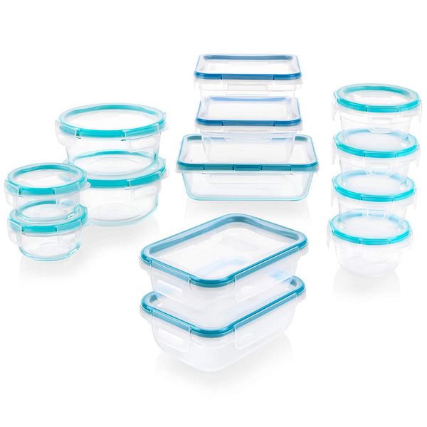 Snapware 1122515 Glass Food Storage Set, 24-Piece, Clear