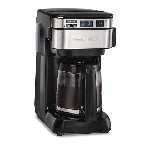 Hamilton Beach 46310 Programmable Coffee Maker, 12 Cups, Black