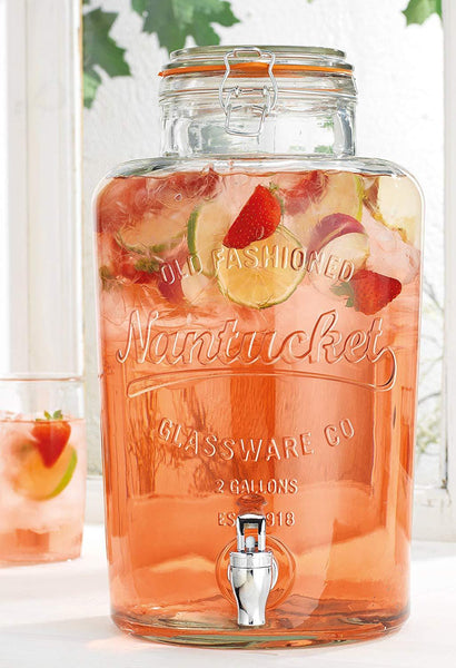 Home Essentials 2 Gallon Nantucket Drink Dispenser