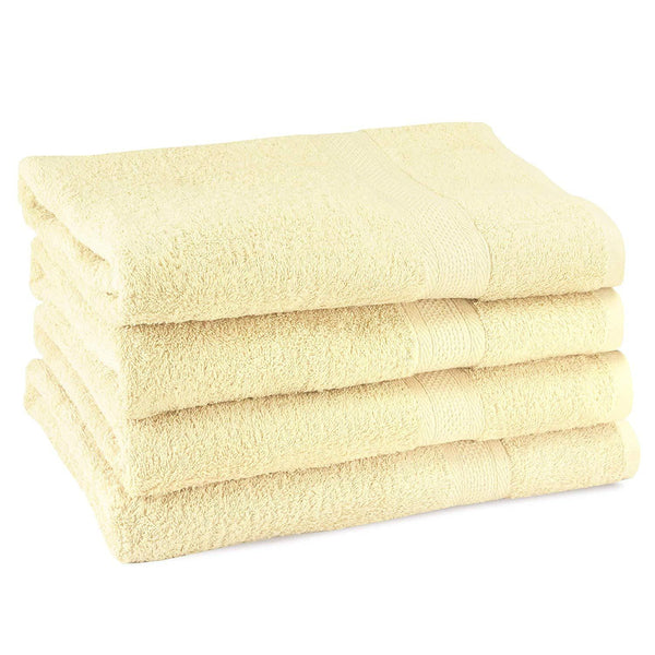 CrystalTowels 7-Pack Bath Towels - Extra-Absorbent - 100% Cotton - 27" x 52"