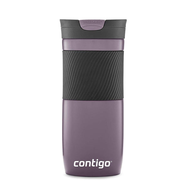 Contigo Stainless Steel Travel Mug | Vacuum-Insulated Coffee Mug | SNAPSEAL Byron Travel Mug, 24oz, Matte Black