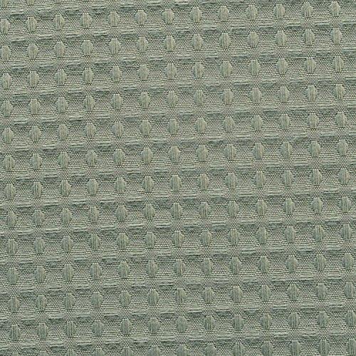 Waffle Weave Fabric Shower Curtain 230 GSM Heavy Duty, Spa, Hotel Luxury, Water Repellent, White Pique Pattern, 71 x 72 inches Decorative Bathroom Curtain