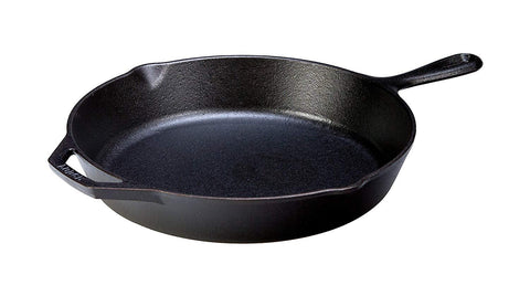 Lodge Cast Iron Skillet, Pre-Seasoned and Ready for Stove Top or Oven Use, 10.25", Black