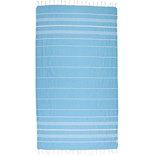 Turkish Bath and Beach Towel Set of 4 Variety Colors Classic Peshtemal 100% Cotton Oversized 39 X 70 Stylish Bath Beach Spa and Pool Towels