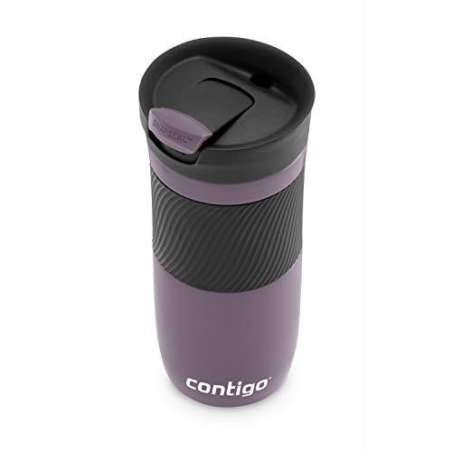 Contigo Stainless Steel Travel Mug | Vacuum-Insulated Coffee Mug | SNAPSEAL Byron Travel Mug, 24oz, Matte Black