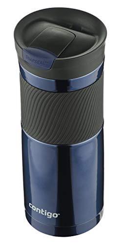 Contigo Stainless Steel Travel Mug | Vacuum-Insulated Coffee Mug | SNAPSEAL Byron Travel Mug, 24oz, Matte Black