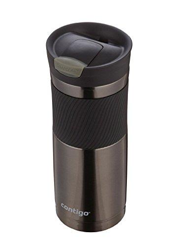 Contigo Stainless Steel Travel Mug | Vacuum-Insulated Coffee Mug | SNAPSEAL Byron Travel Mug, 24oz, Matte Black