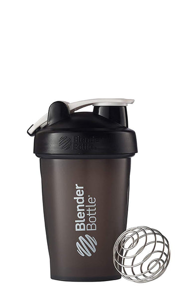 BlenderBottle Classic Loop Top Shaker Bottle, 20-Ounce, Full Color Black