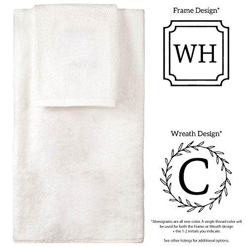 Bath Linens for Home, Office, and Gifts. Hotel Collection 100% USA Made Organic Cotton 2-Piece Wash Cloth Set - White - 13"X13" Super Absorbent