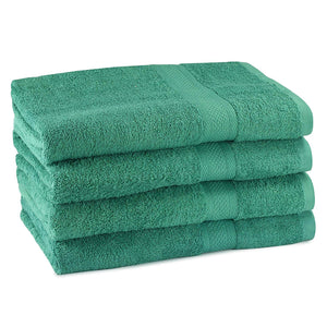 CrystalTowels 7-Pack Bath Towels - Extra-Absorbent - 100% Cotton - 27" x 52"