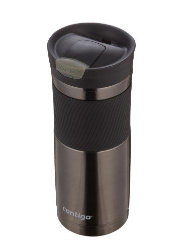 Contigo Stainless Steel Travel Mug | Vacuum-Insulated Coffee Mug | SNAPSEAL Byron Travel Mug, 24oz, Matte Black