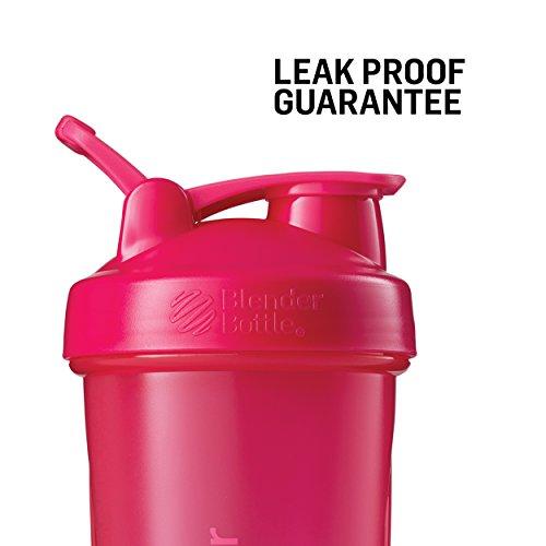 BlenderBottle Classic Loop Top Shaker Bottle, 20-Ounce, Full Color Black