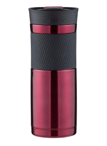 Contigo Stainless Steel Travel Mug | Vacuum-Insulated Coffee Mug | SNAPSEAL Byron Travel Mug, 24oz, Matte Black