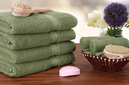 Utopia Towels Luxurious Bath Towels, 4 Pack, Grey