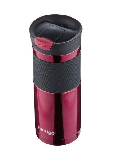 Contigo Stainless Steel Travel Mug | Vacuum-Insulated Coffee Mug | SNAPSEAL Byron Travel Mug, 24oz, Matte Black