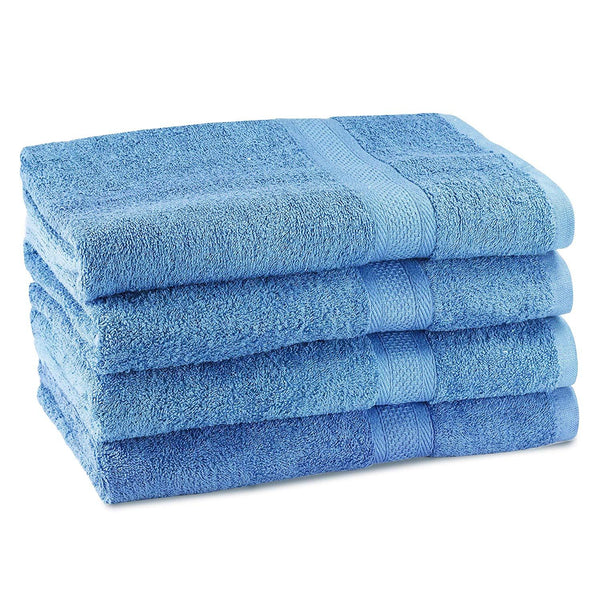 CrystalTowels 7-Pack Bath Towels - Extra-Absorbent - 100% Cotton - 27" x 52"