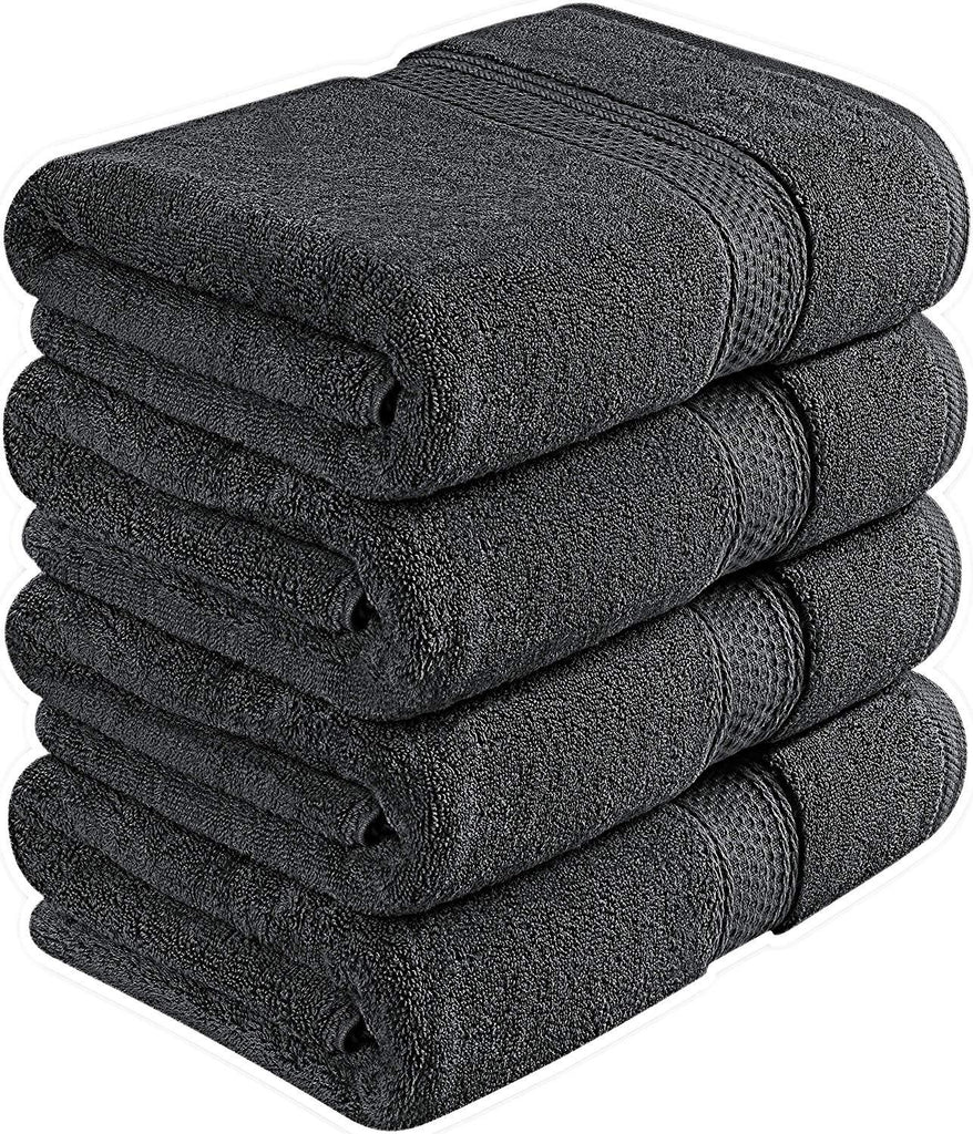 Ariv Collection Premium Bamboo Cotton Bath Towels - Natural, Ultra  Absorbent and