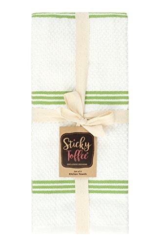 Sticky Toffee Cotton Terry Kitchen Dishcloth, Gray, 8 Pack, 12 in x 12 in
