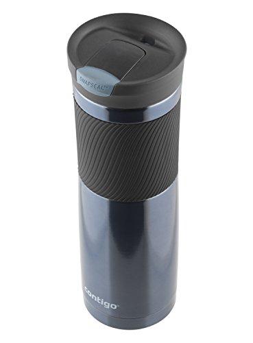 Contigo Stainless Steel Travel Mug | Vacuum-Insulated Coffee Mug | SNAPSEAL Byron Travel Mug, 24oz, Matte Black