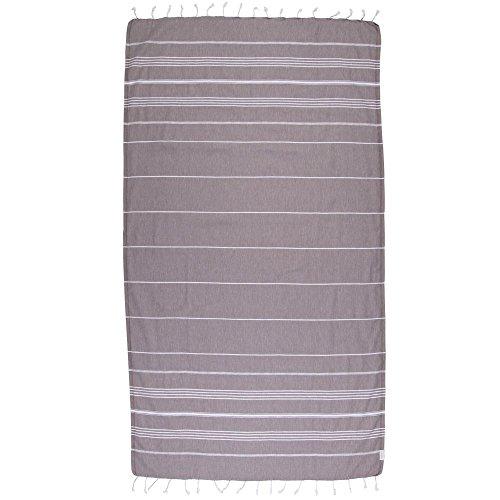 Turkish Bath and Beach Towel Set of 4 Variety Colors Classic Peshtemal 100% Cotton Oversized 39 X 70 Stylish Bath Beach Spa and Pool Towels