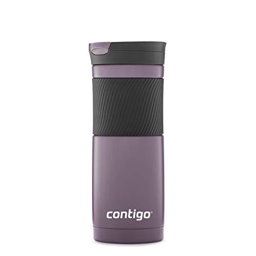 Contigo Stainless Steel Travel Mug | Vacuum-Insulated Coffee Mug | SNAPSEAL Byron Travel Mug, 24oz, Matte Black