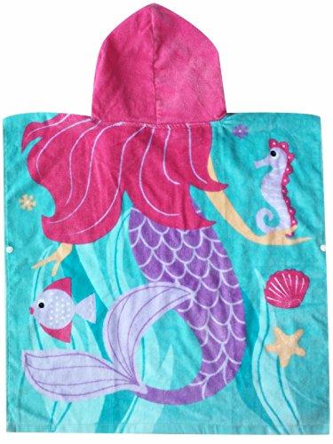 Athaelay Kids Beach Towels for 1 to 5 Years Old, Cotton, Use for Baby Toddler Boys Bath Pool Swim Poncho Cover-ups Cape, Extra Large 24x48, Ultra Breathable and Soft for All Seasons, Shark Theme