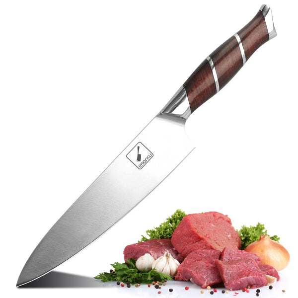 Imarku Pro Kitchen 8 Inch Chef's Knife High Carbon Stainless Steel Sharp Gyutou Knives Ergonomic Equipment