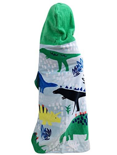 Athaelay Kids Beach Towels for 1 to 5 Years Old, Cotton, Use for Baby Toddler Boys Bath Pool Swim Poncho Cover-ups Cape, Extra Large 24x48, Ultra Breathable and Soft for All Seasons, Shark Theme