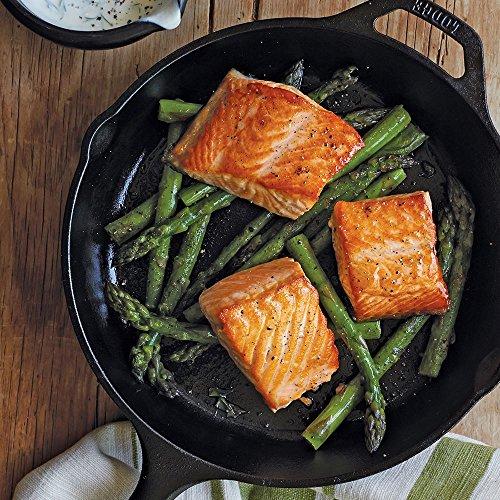 Lodge Cast Iron Skillet, Pre-Seasoned and Ready for Stove Top or Oven Use, 10.25", Black