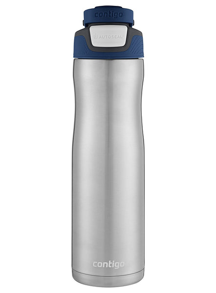 Contigo AUTOSEAL Chill Stainless Steel Water Bottle, 24 oz, Scuba