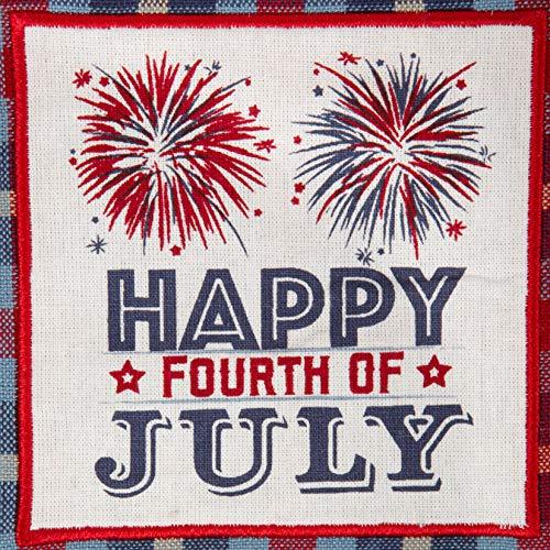 DII 14x74" Jute/Burlap Table Runner, 4th of July - Perfect for Independence Day, July 4th Party, Summer BBQ and Outdoor Picnics