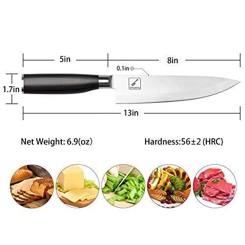 Imarku Pro Kitchen 8 Inch Chef's Knife High Carbon Stainless Steel Sharp Gyutou Knives Ergonomic Equipment