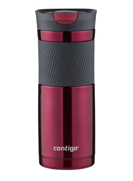 Contigo Stainless Steel Travel Mug | Vacuum-Insulated Coffee Mug | SNAPSEAL Byron Travel Mug, 24oz, Matte Black