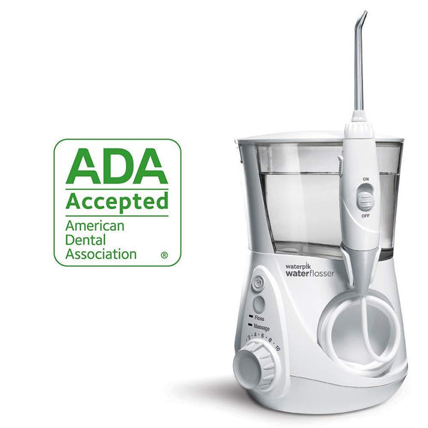 Waterpik Water Flosser Electric Dental Countertop Oral Irrigator For Teeth – Aquarius Professional, WP-660 White