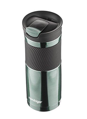 Contigo Stainless Steel Travel Mug | Vacuum-Insulated Coffee Mug | SNAPSEAL Byron Travel Mug, 24oz, Matte Black