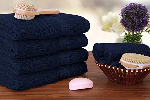 Utopia Towels Luxurious Bath Towels, 4 Pack, Grey