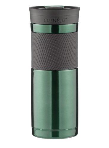 Contigo Stainless Steel Travel Mug | Vacuum-Insulated Coffee Mug | SNAPSEAL Byron Travel Mug, 24oz, Matte Black