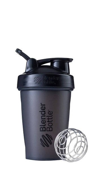 BlenderBottle Classic Loop Top Shaker Bottle, 20-Ounce, Full Color Black