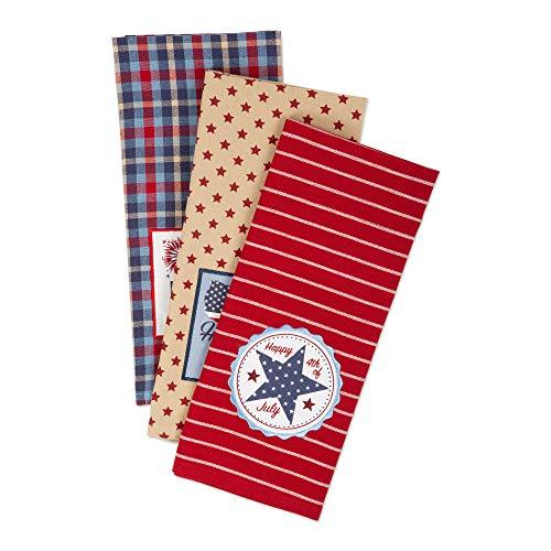 DII 14x74" Jute/Burlap Table Runner, 4th of July - Perfect for Independence Day, July 4th Party, Summer BBQ and Outdoor Picnics