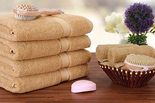 Utopia Towels Luxurious Bath Towels, 4 Pack, Grey