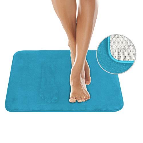 AOACreations Non Slip Memory Foam Bathroom Bath Mat Rug 3 Piece Set, Includes 1 Large 20" x 32", 1 Contour 20" x 20" and 1 Small 17" x 24" (Dark Brown)