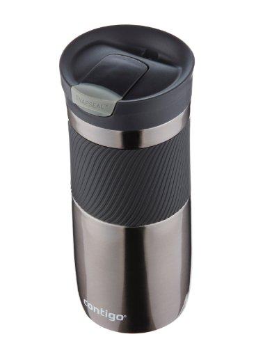 Contigo Stainless Steel Travel Mug | Vacuum-Insulated Coffee Mug | SNAPSEAL Byron Travel Mug, 24oz, Matte Black