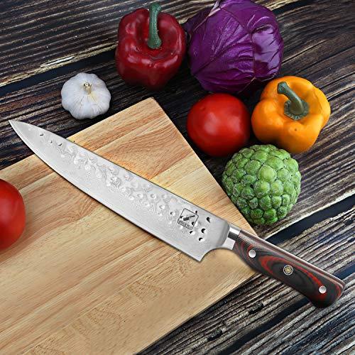 Imarku Pro Kitchen 8 Inch Chef's Knife High Carbon Stainless Steel Sharp Gyutou Knives Ergonomic Equipment