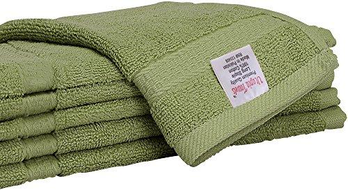 Utopia Towels 600 GSM Washcloths, 12 Pack, Grey