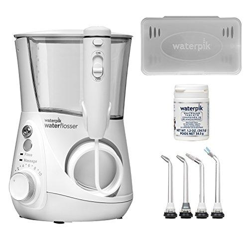 Waterpik Water Flosser Electric Dental Countertop Oral Irrigator For Teeth – Aquarius Professional, WP-660 White