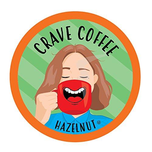 Crave Coffee Flavored Coffee Variety Pack, Compatible with 2.0 K-Cup Brewers, 100 Count
